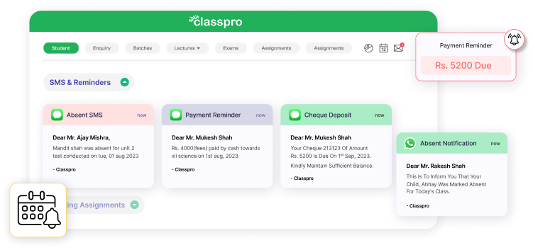 Parent Notification Sign Automated Parent and Student Notifications for Institutes